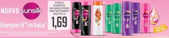 Supermercati Piccolo SUNSILK SHAMPOO/ BALSAMO/CREMA VARI TRATTAMENTI 250/200 ml offerta