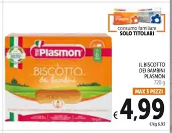 Spazio Conad IL BISCOTTO DEI BAMBINI PLASMON 720 g offerta
