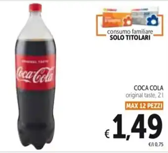 Spazio Conad COCA COLA original taste, 21 offerta