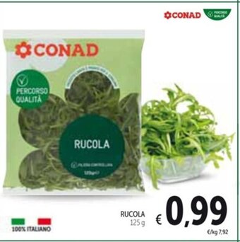 Spazio Conad RUCOLA 125 g offerta