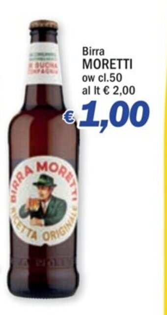 Ard Discount Birra MORETTI ow cl.50 offerta