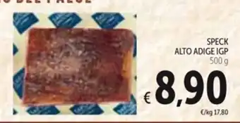 Spazio Conad SPECK ALTO ADIGE IGP 500g offerta