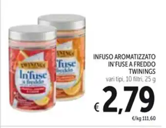 Spazio Conad INFUSO AROMATIZZATO IN'FUSE A FREDDO TWININGS vari tipi, 10 filtri, 25 g offerta