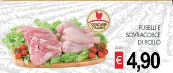 PrestoFresco Fuselli e sovracosce di pollo offerta