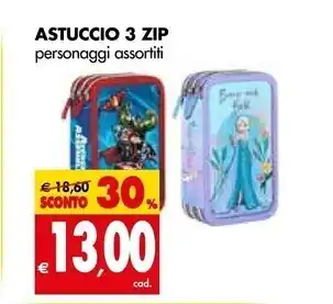 Tigros Astuccio 3 zip offerta