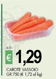 PrestoFresco Carote vassoio offerta