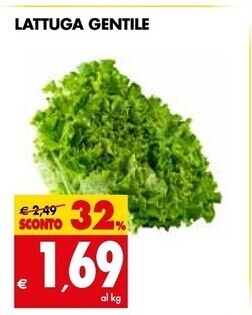 Tigros Lattuga gentile offerta