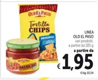 Spazio Conad LINEA OLD EL PASO vari prodotti, a partire da 185 g offerta