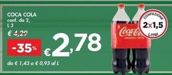 Bennet Coca cola offerta