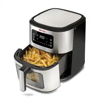 Tigros Girmi fg8800 friggitrice singolo 6,5 l indipendente 1700 w friggitrice ad aria calda nero, acciaio inossidabile offerta
