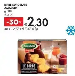 Bennet Amadori birbe surgelate offerta