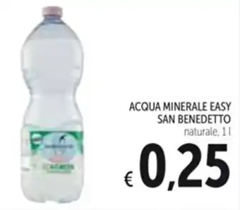 Spazio Conad ACQUA MINERALE EASY SAN BENEDETTO naturale, 1l offerta