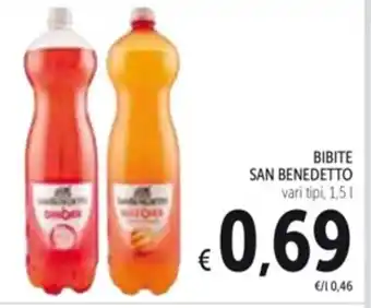 Spazio Conad BIBITE SAN BENEDETTO vari tipi, 1,5 l offerta