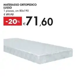 Bennet Lusso - materasso ortopedico offerta