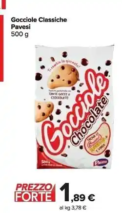 Carrefour Market Pavesi gocciole classiche offerta