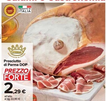Carrefour Market Prosciutto di parma dop offerta