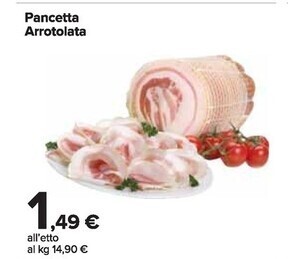 Carrefour Market Pancetta arrotolata offerta