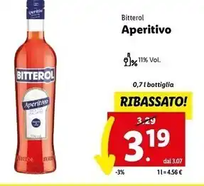 Lidl Bitterol - aperitivo offerta