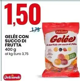Dolciando gelée con succo di frutta