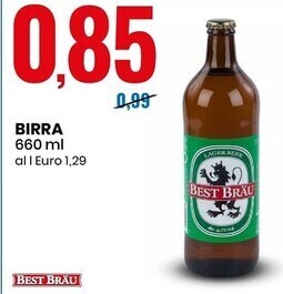 Eurospin Best brau birra offerta