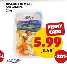 PENNY Gran mare insalata di mare offerta
