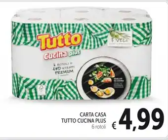 Spazio Conad CARTA CASA TUTTO CUCINA PLUS 6 rotoli offerta