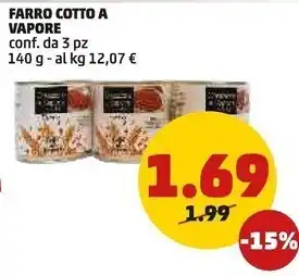 PENNY Farro cotto a vapore offerta
