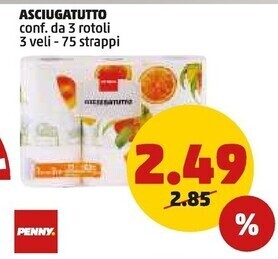PENNY Penny asciugatutto offerta