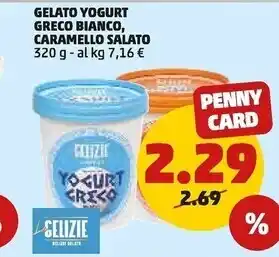 PENNY Gelato yogurt greco bianco offerta