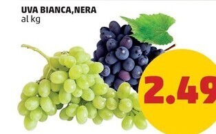 PENNY Uva bianca, nera offerta