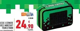 Conad Superstore Minecraft astuccio 3 cerniere offerta