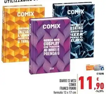 Conad Superstore Comix - diario 13 mesi offerta