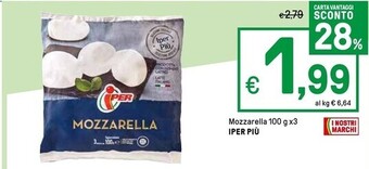 Iper La Grande Iper mozzarella offerta