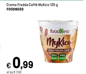 Iper La Grande Foodness crema fredda caffè mykico offerta