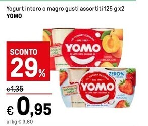 Iper La Grande Yomo yogurt intero offerta