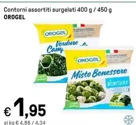 Iper La Grande Orogel contorni surgelati offerta