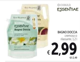 Spazio Conad BAGNO DOCCIA cremoso o rilassante, 1,2 l offerta