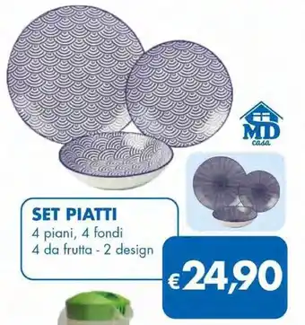 MD Discount Set piatti offerta