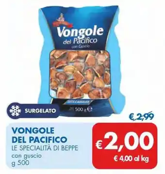 MD Discount Le specialità di beppe vongole del pacifico offerta