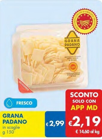 MD Discount Grana padano offerta