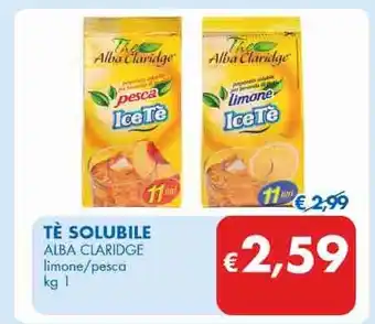 MD Discount Alba claridge tè solubile offerta