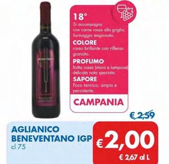 MD Discount Aglianico beneventano igp offerta