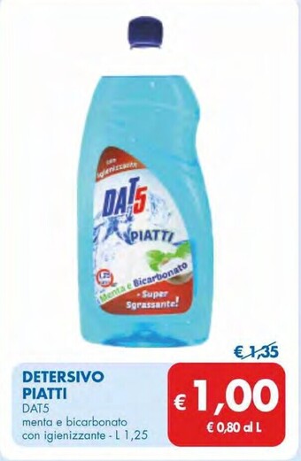 MD Discount Dat5 detersivo piatti offerta