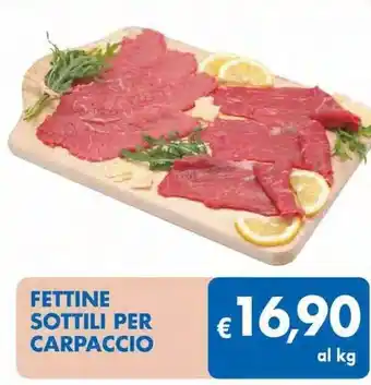 MD Discount Fettine sottili per carpaccio offerta