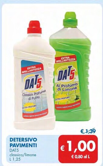 MD Discount Dat5 detersivo pavimenti offerta