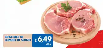 MD Discount Braciole di lombo di suino offerta