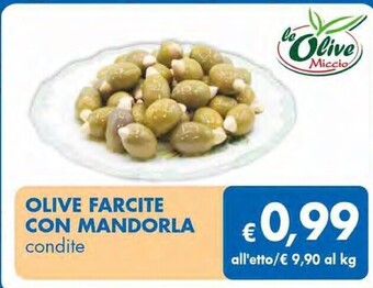 MD Discount Le olive miccio - olive farcite con mandorla offerta