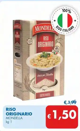 Mondella riso originario