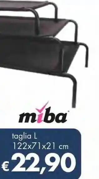 MD Discount Miba - lettino per animali offerta