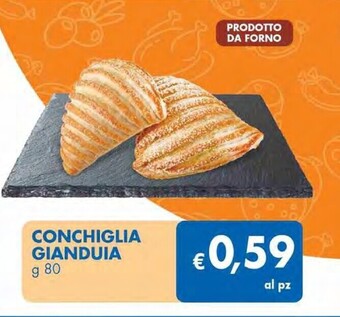 MD Discount Conchiglia gianduia offerta